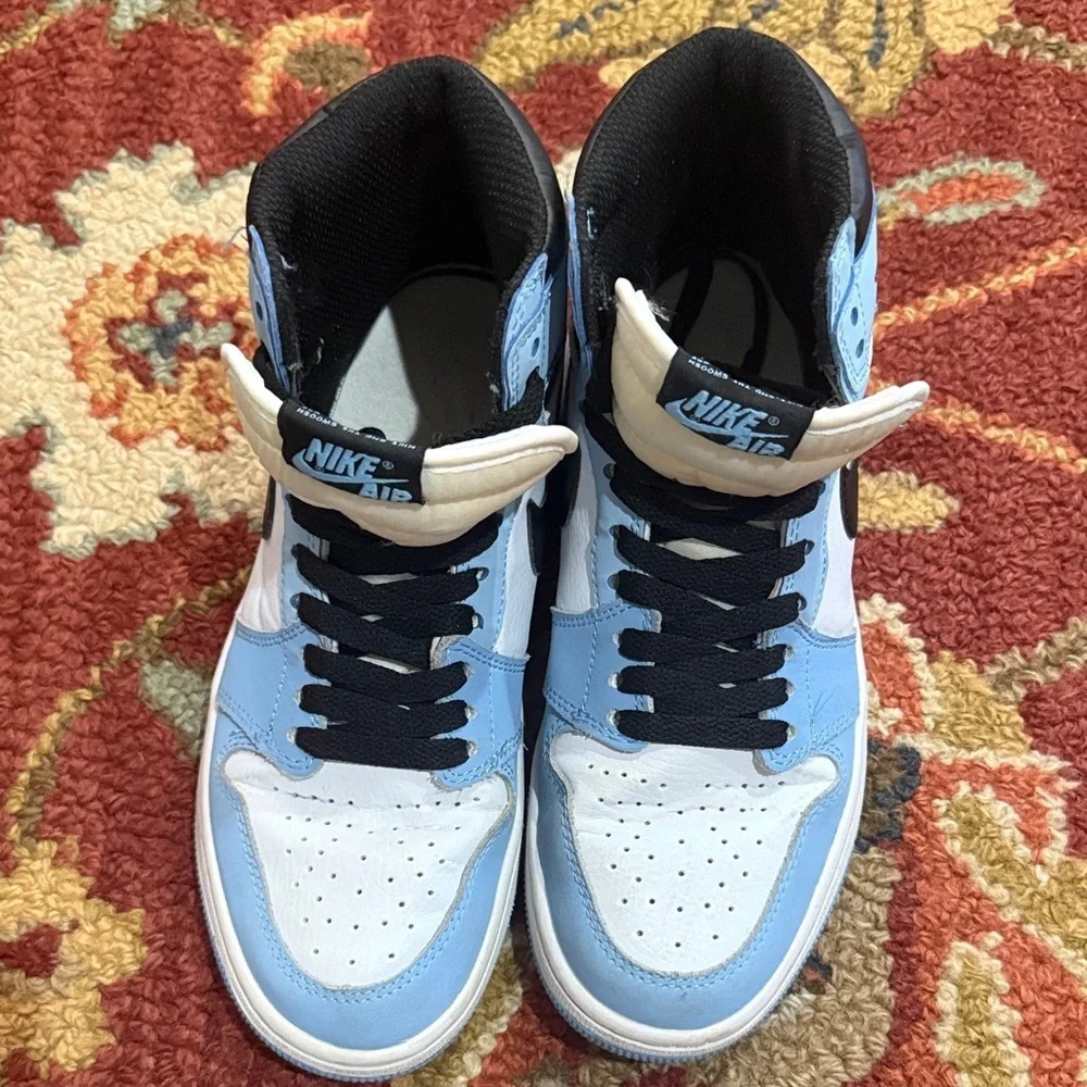 Nike Air Jordan 1 High OG Blue and White Sneakers sz8